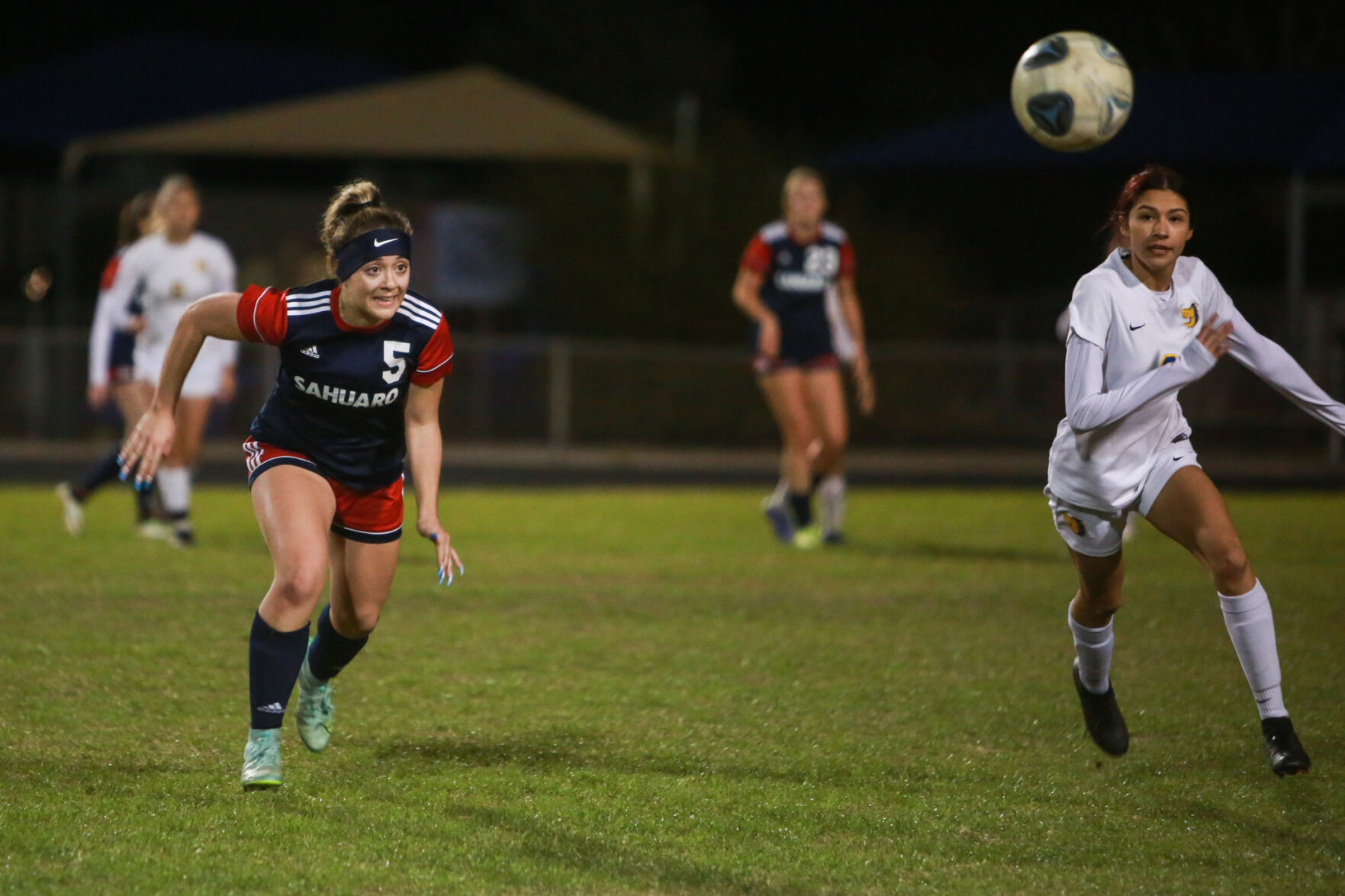 Sahuarita at Sahuaro high school girl's soccer